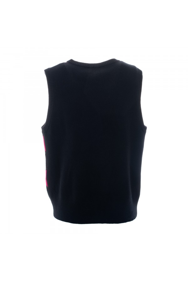 U R Ink MEXICALI484W22A TOP e BODY NERO/MAGENTA Consegna Veloce