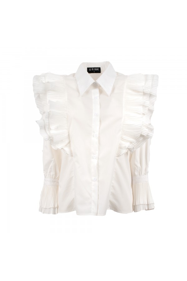 U R Ink LEPE 254W3D7 CAMICIE e BLUSE BIANCO Sconto