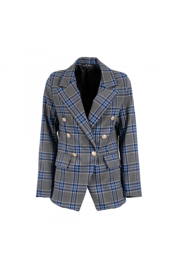 U R Ink LAUREL 404W3L4 GIACCHE CHECK Grande vendita
