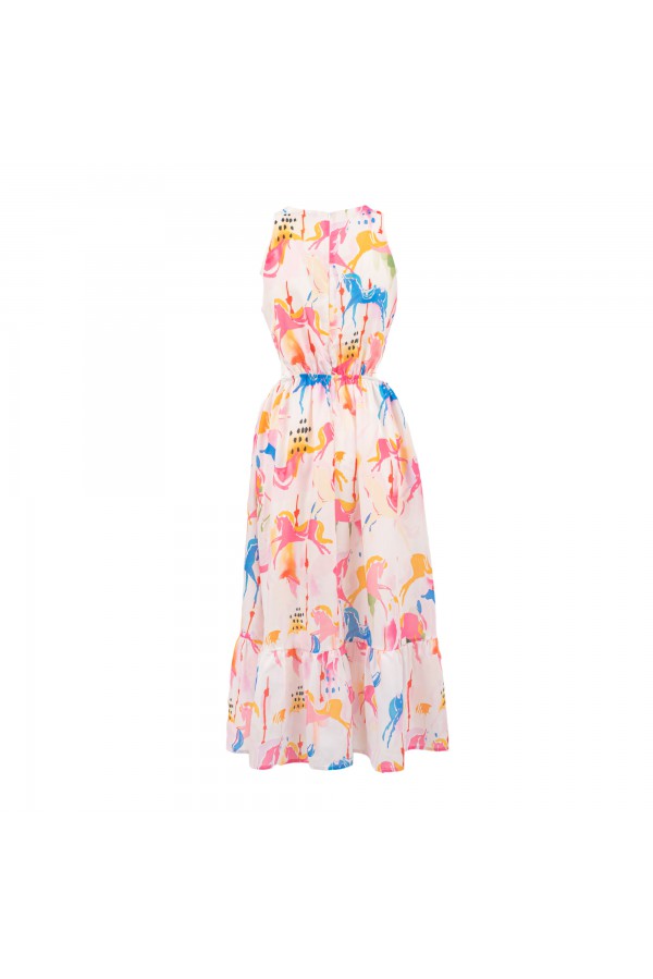 U R Ink LA PAZ 114S3U6ABITI BIANCO-ROSA-BLU Qualità