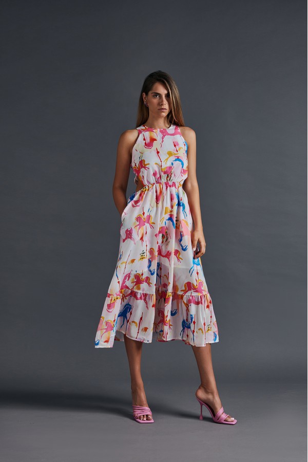 U R Ink LA PAZ 114S3U6ABITI BIANCO-ROSA-BLU Qualità