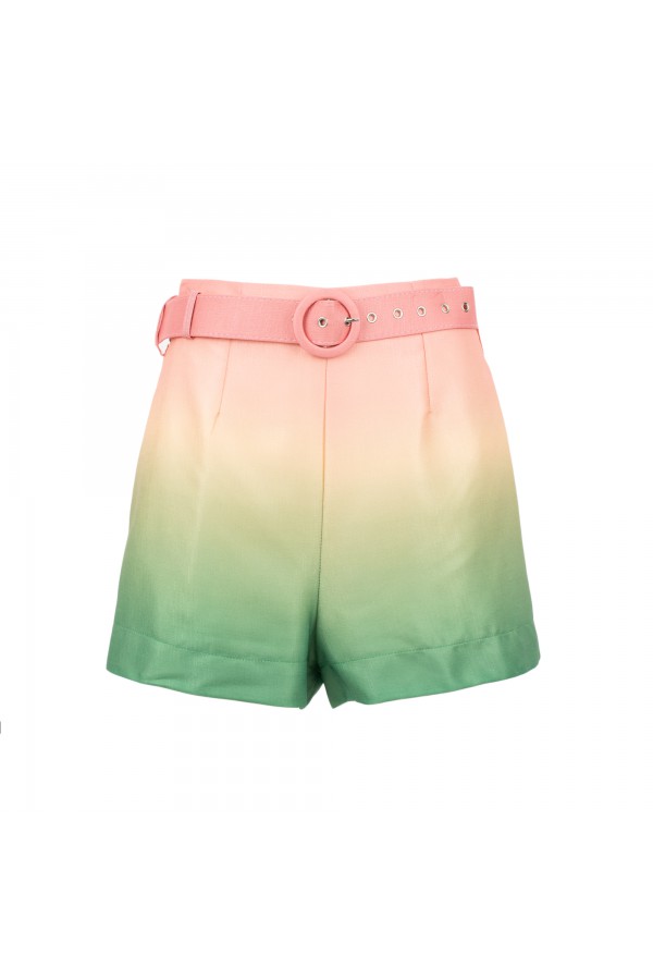U R Ink SUCRE094S39F SHORTS ROSA-VERDE Saldi