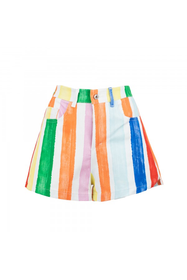 U R Ink LUGO094S3C2 SHORTS MULTICOLORE Nuova