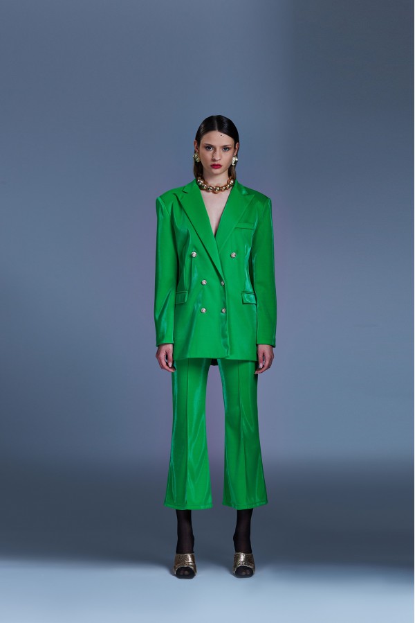 U R Ink SINTRA244W2F2 PANTALONI VERDE In Linea