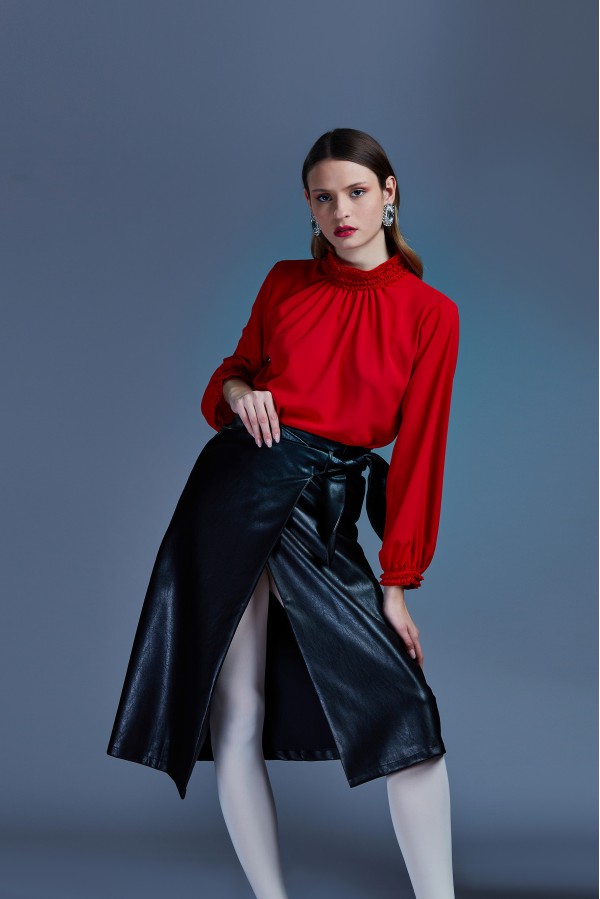 U R Ink SANTOS234W2Z4 CAMICIE e BLUSE ROSSO Fornitura limitata