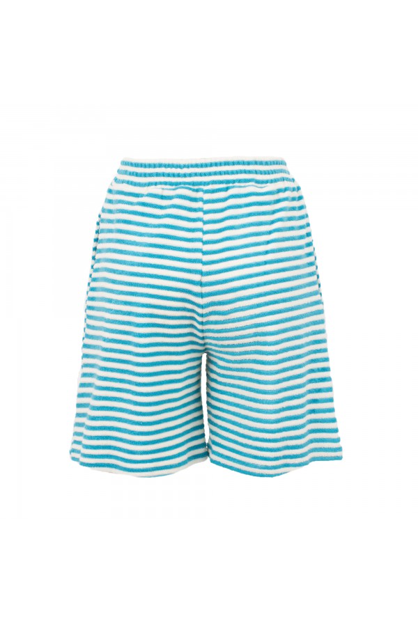 U R Ink LAS TUNAS 094S3V9 SHORTS BIANCO-CELESTE Prezzo Ridotto