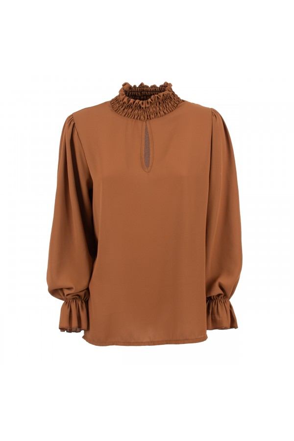 U R Ink VALERIA194W1E4 CAMICIE e BLUSE TOBACCO Online
