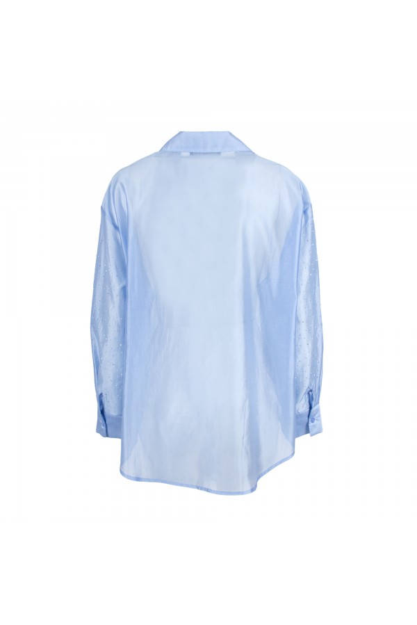 U R Ink PISCO 254S4G0 CAMICIE e BLUSE CELESTE Moda