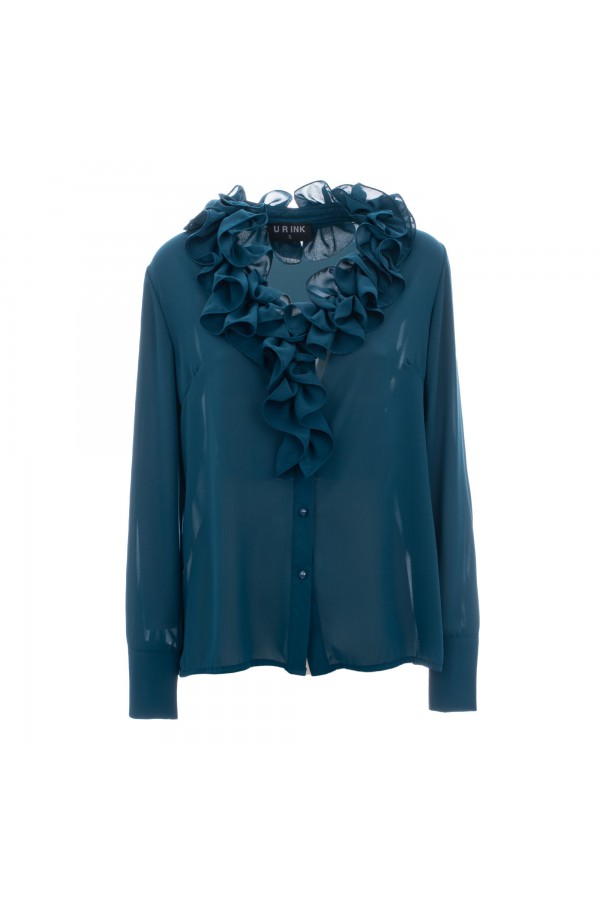 U R Ink BRAGA254W2M0 CAMICIE e BLUSE BLU 2025