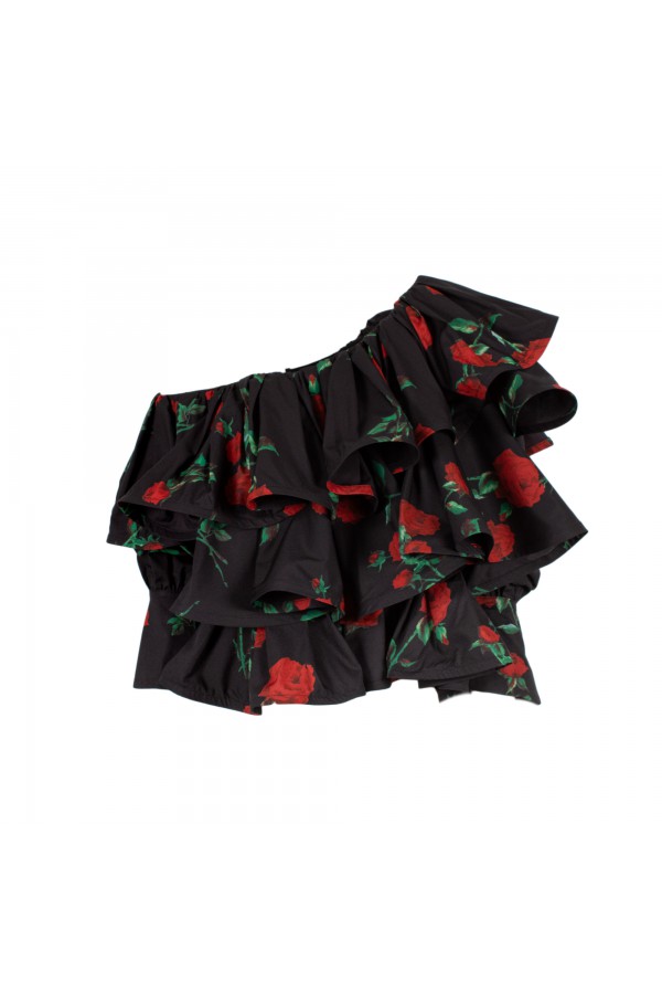 U R Ink VISEU 234S4J0 CAMICIE e BLUSE NERO-ROSSO Qualità Garantita
