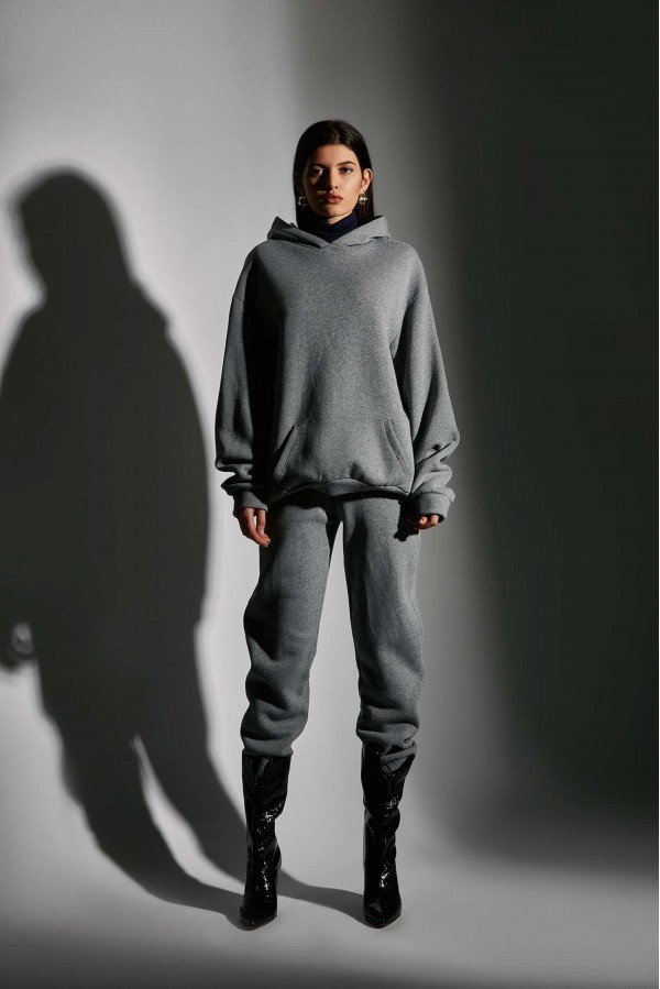 U R Ink DELFINA054W1B2 PANTALONI GREY Negozi Online