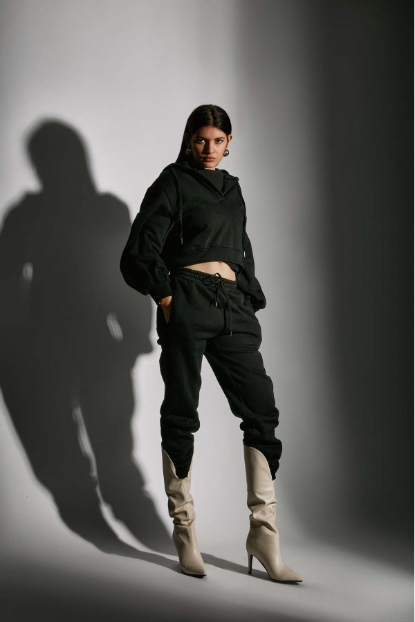 U R Ink DELFINA054W1A4 PANTALONI BLACK Acquista Ora