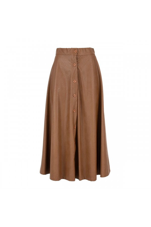 U R Ink DARIA024W1H4 GONNE CARAMEL Consegna Veloce