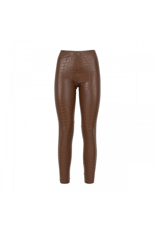 U R Ink CROCO514W1E4 PANTALONI TOBACCO Sottocosto