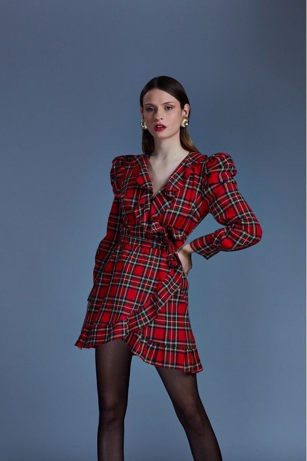 U R Ink ALMONTE114W2Z5 ABITI TARTAN Flash Sale