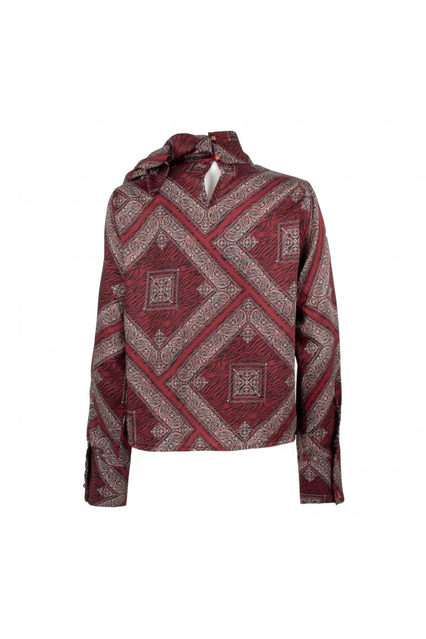 U R Ink BICE194W1A7 CAMICIE e BLUSE BORDEAUX Italy