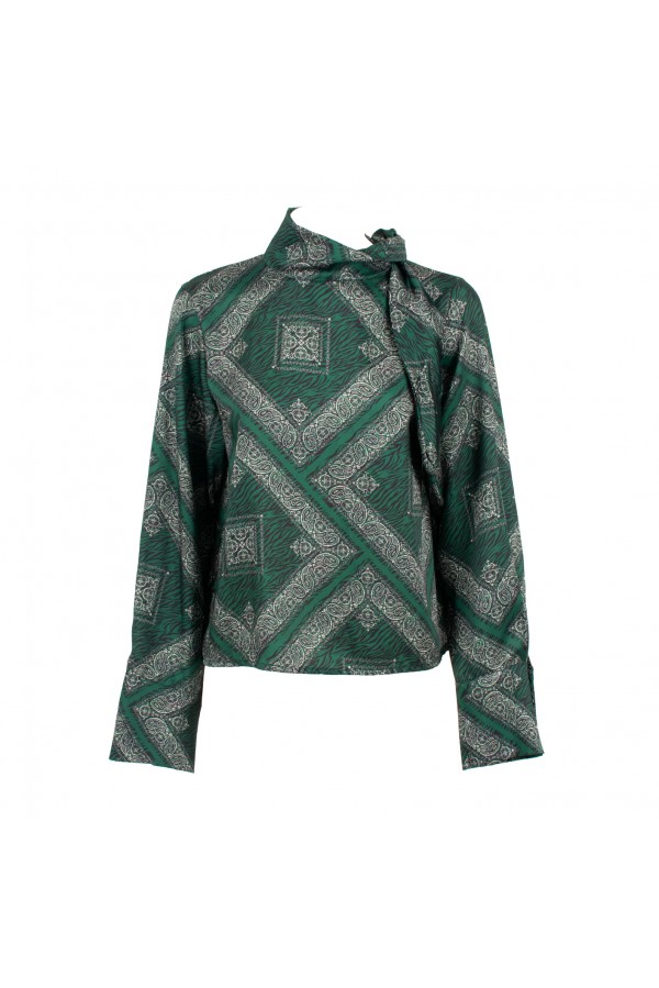 U R Ink BICE194W1A8 CAMICIE e BLUSE GREEN Novità
