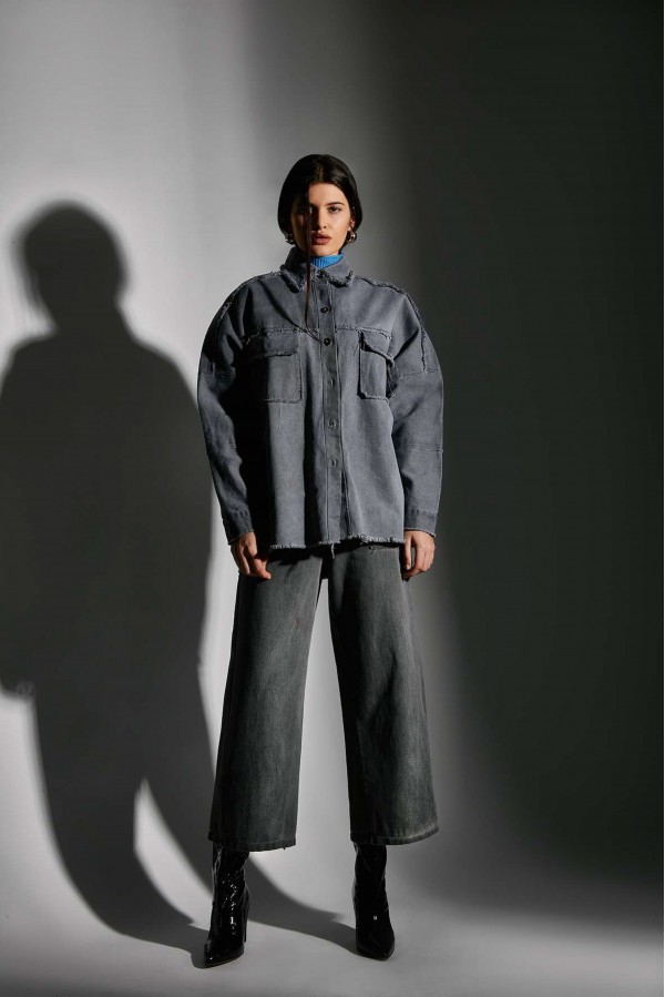 U R Ink ASIA044W1B2 CAMICIE e BLUSE GREY Offerta