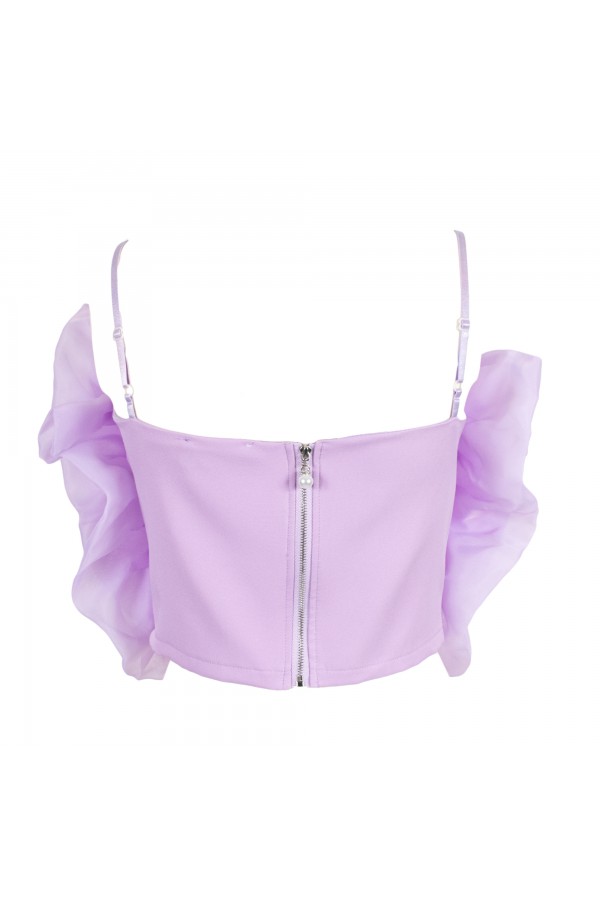U R Ink RIO CLARO 124S4B9 TOP e BODY LILLA Ultimi tre giorni