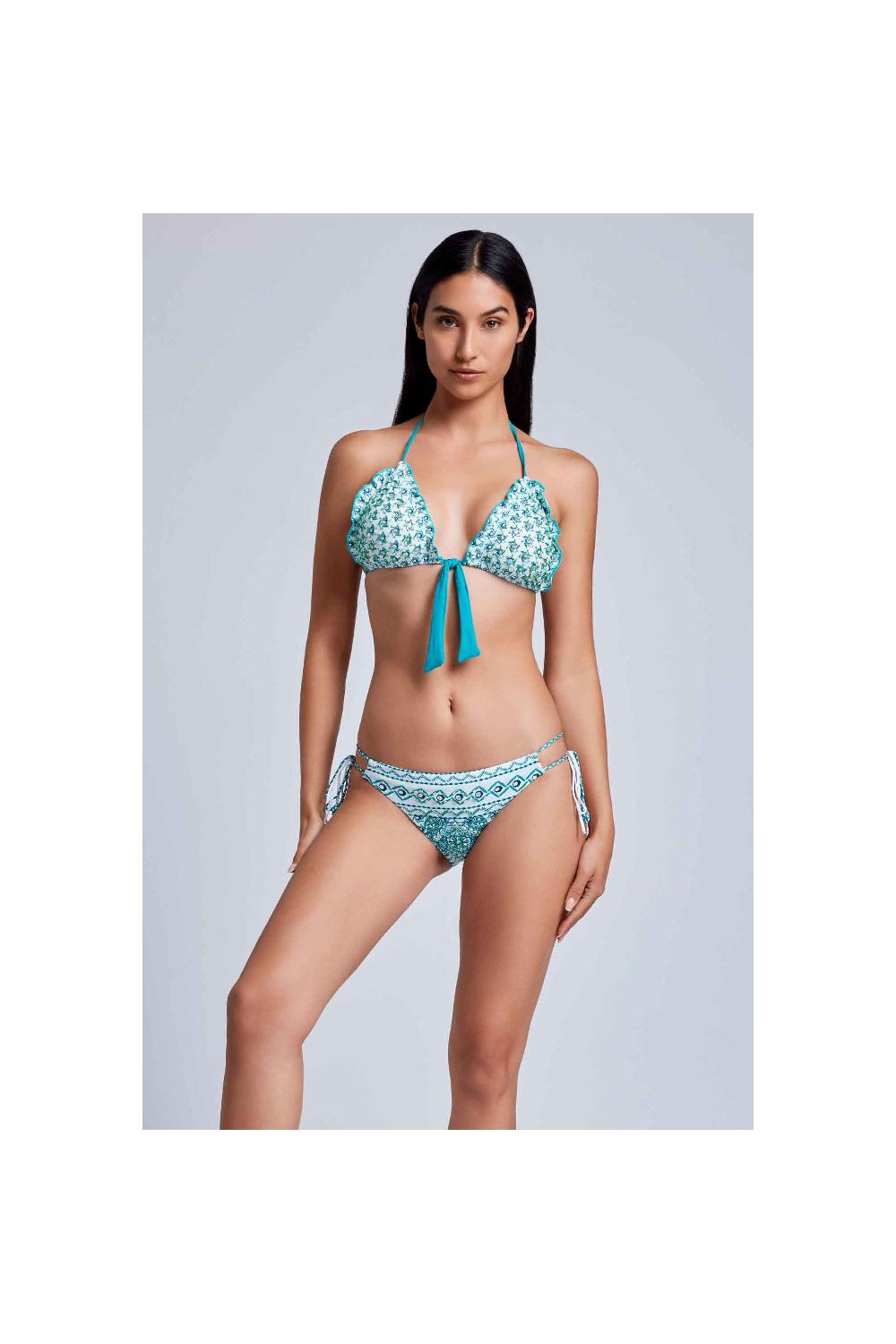 Vacanze Italiane Bikini a triangolo Kiwi Saldi