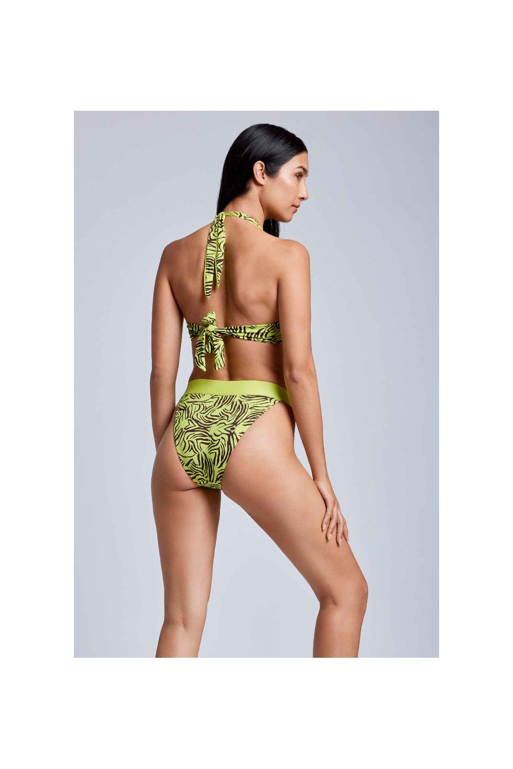 Vacanze Italiane Bikini con allacciatura al collo Nocciola In Linea