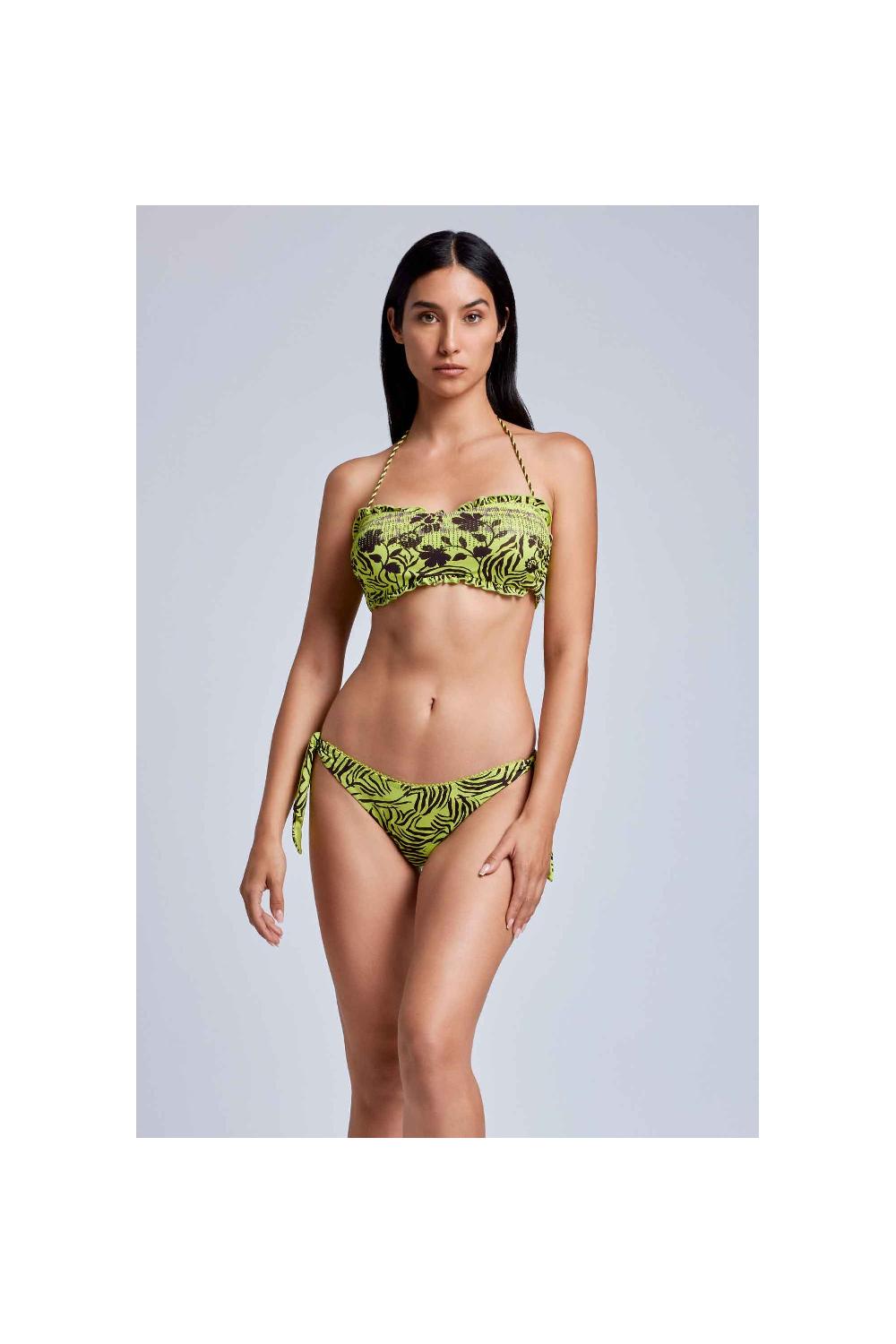 Vacanze Italiane Bikini a fascia Avocado Qualità