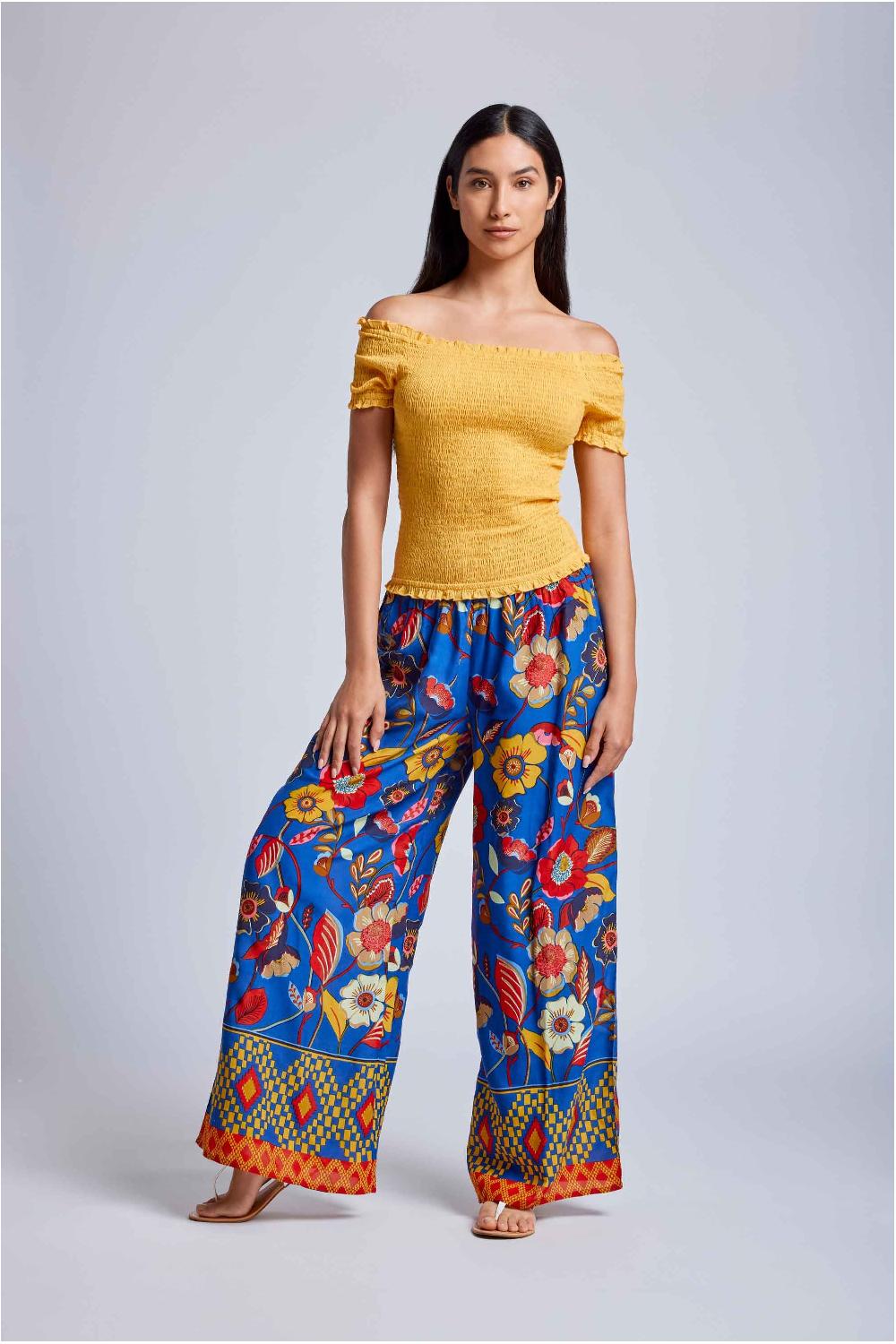 Vacanze Italiane Pantaloni Palazzo In Linea