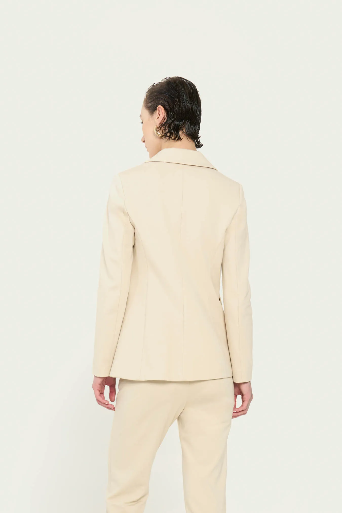 Vicario cinque Blazer monopetto in punto milano Raela Sottocosto