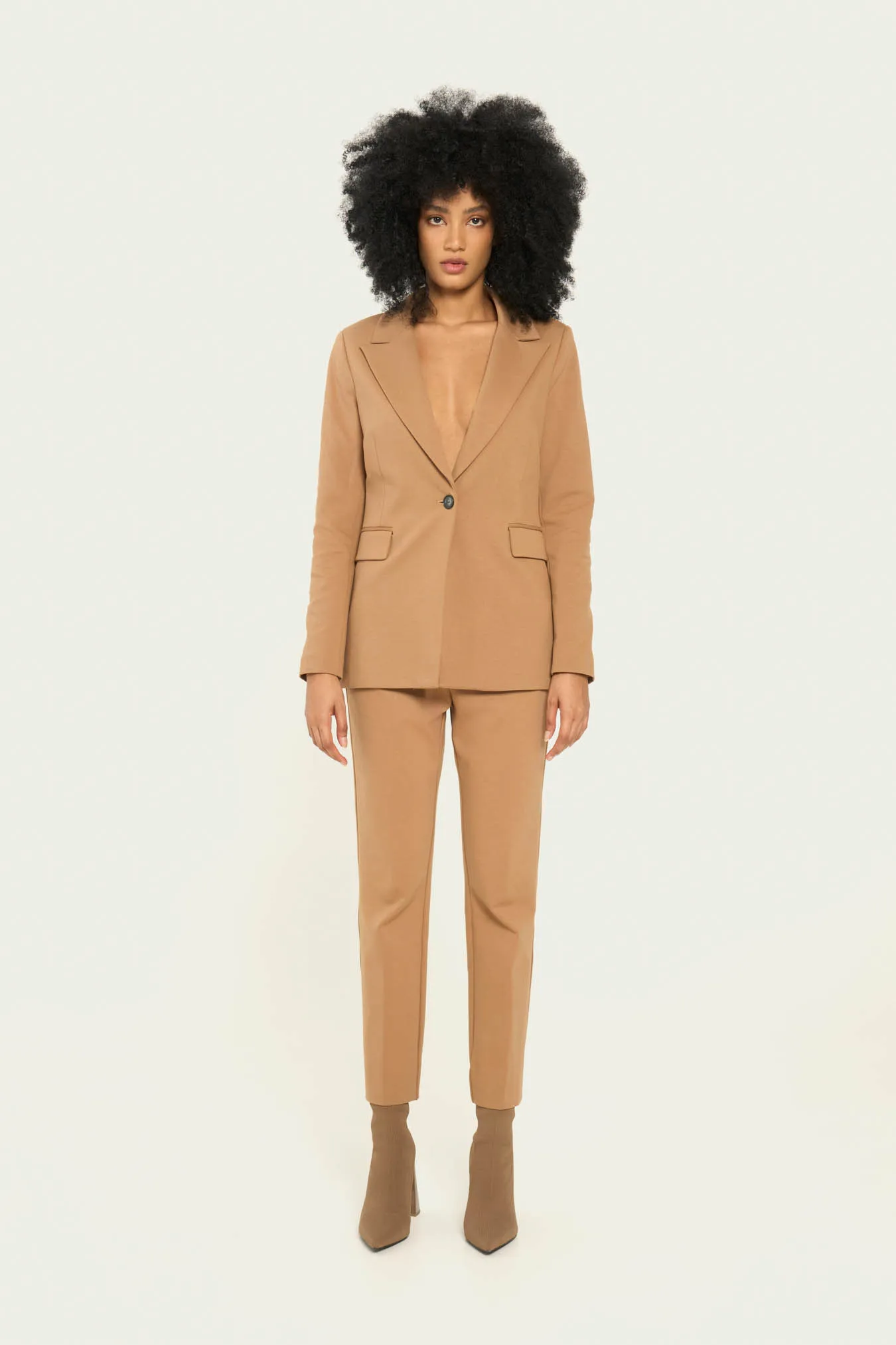 Vicario cinque Blazer monopetto in punto milano Raela Sottocosto