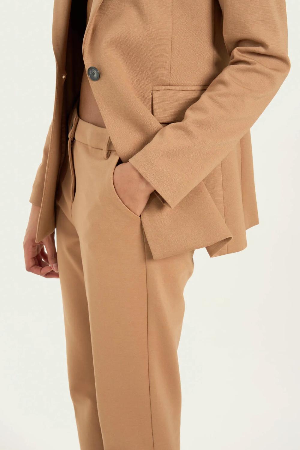 Vicario cinque Pantalone chino in punto milano Pia Vendita Economica