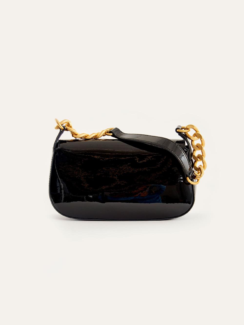 Vicolo Borsa Glossy Piccadilly Nero Nuova
