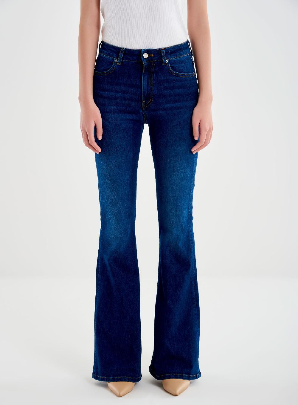 Vicolo Icon Jeans Gisele Flare Blu ACQUISTA ORA