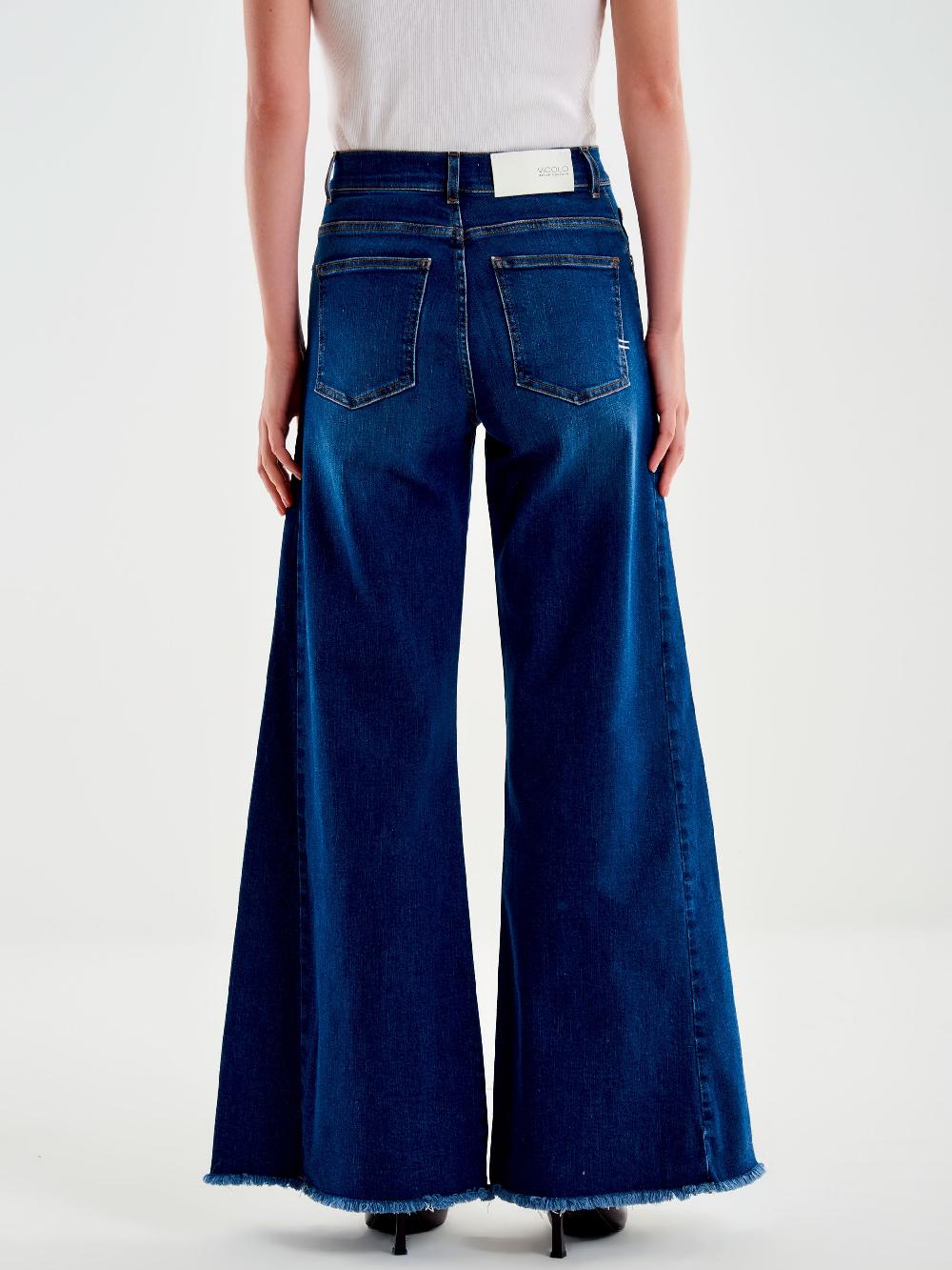 Vicolo Jeans Antonia Ampio Blu Offerta