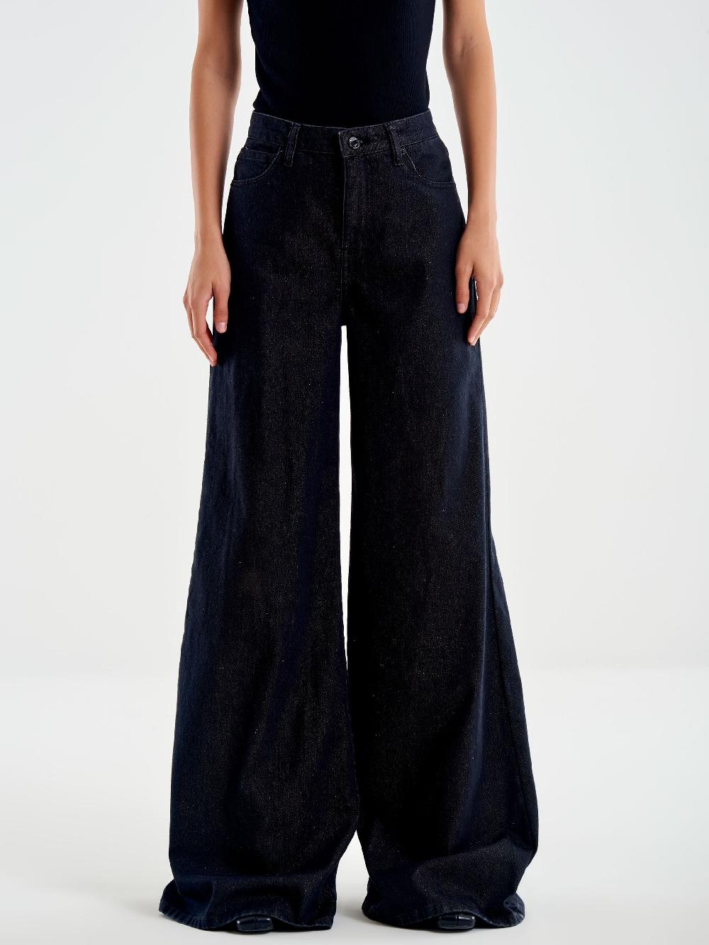 Vicolo Jeans Sidney Nero Lurex – Vicolo In Vendita