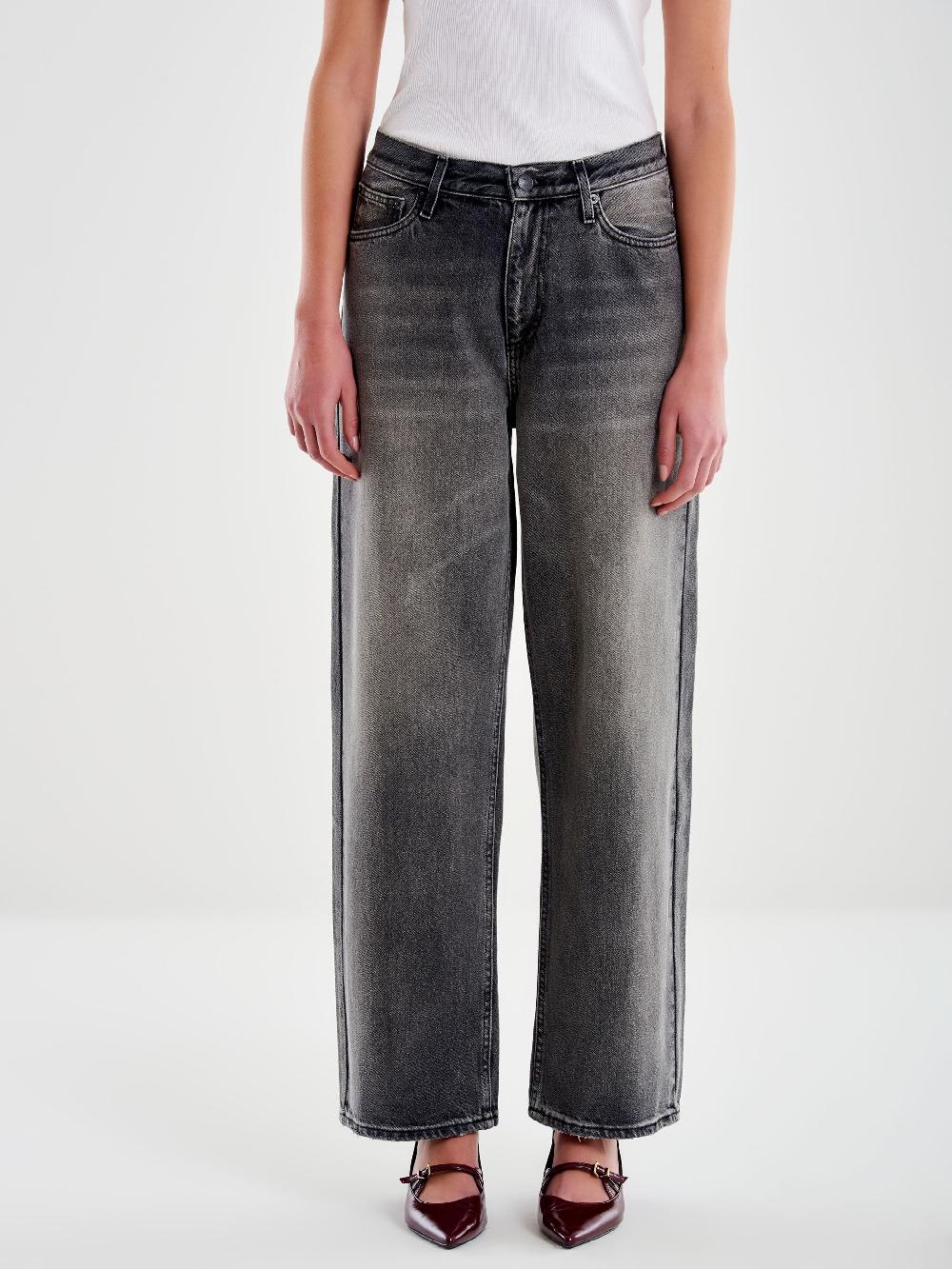 Vicolo Jeans Xenobia Ampio Grigio Grigio Offerte
