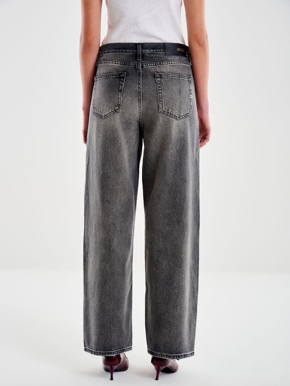 Vicolo Jeans Xenobia Ampio Grigio Grigio Offerte