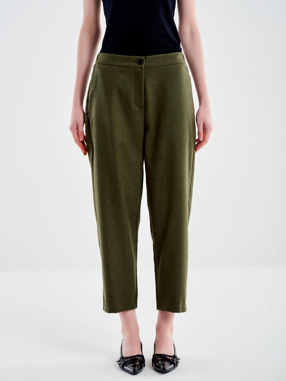 Vicolo Pantalone Carrot Fit Fesco di Lana – Vicolo Nuovo
