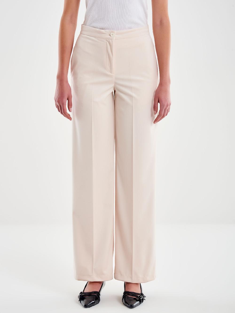 Vicolo Pantalone in Velluto Bianco Qualità Garantita