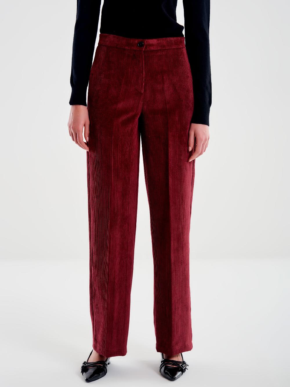 Vicolo Pantalone in Velluto a Palazzo Bordeaux Fino Al -60%