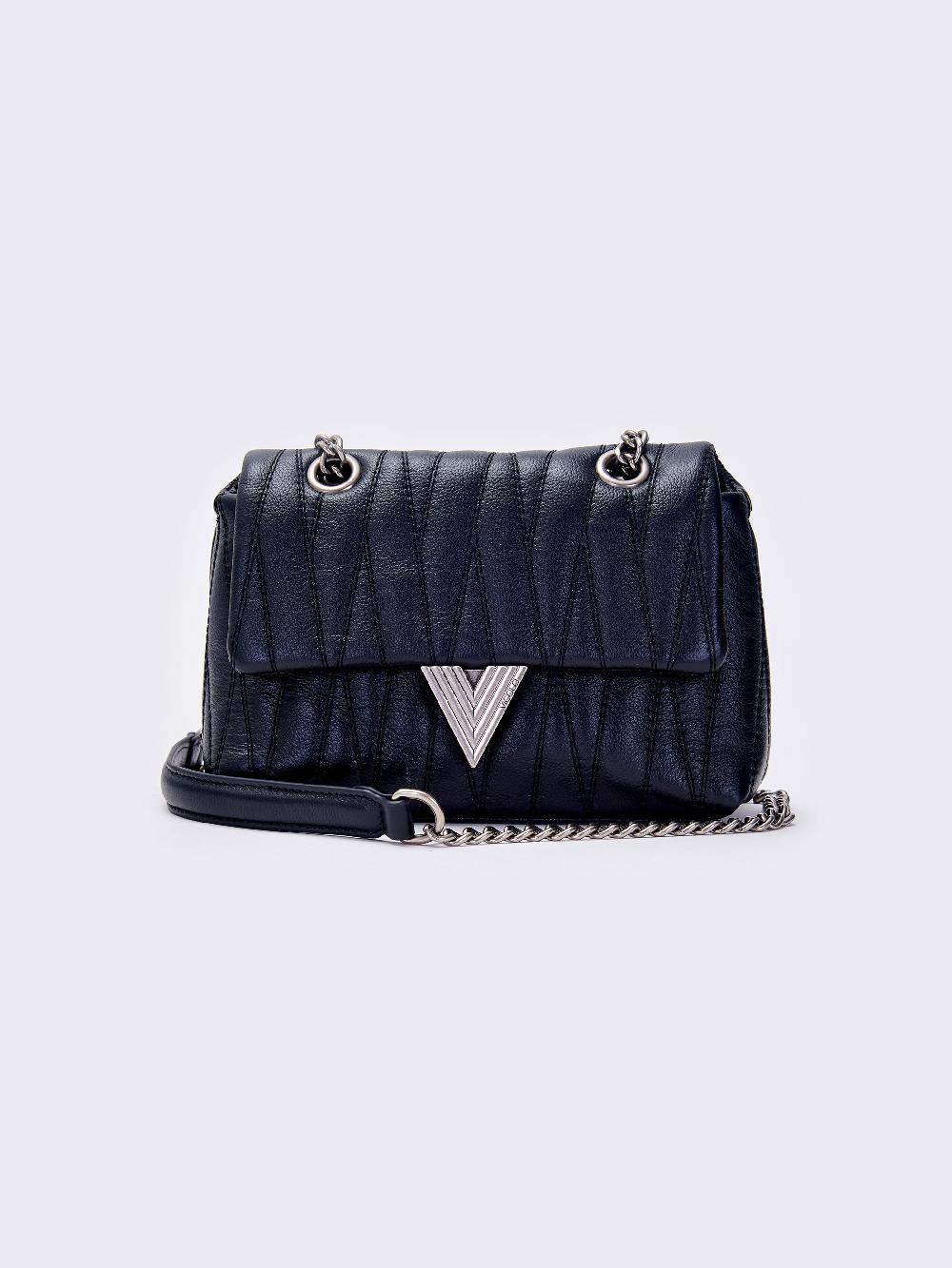 Vicolo Borsa Belleville Small Nero In Linea
