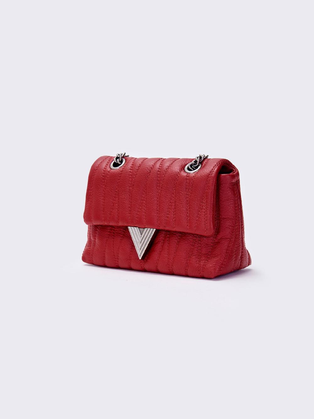 Vicolo Borsa Belleville Small Bordeaux Qualità