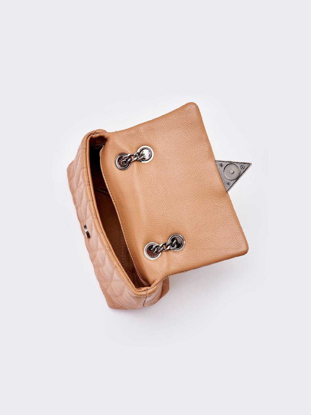 Vicolo Borsa Belleville Small Cammello Vendita