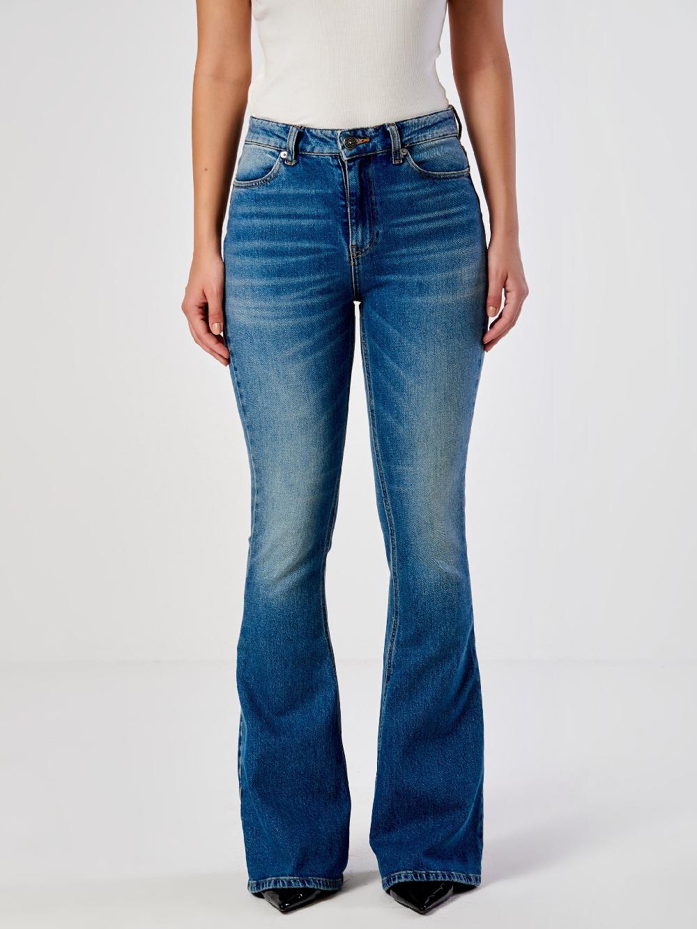 Vicolo Jeans Icon Gisele FlareBlu In Vendita