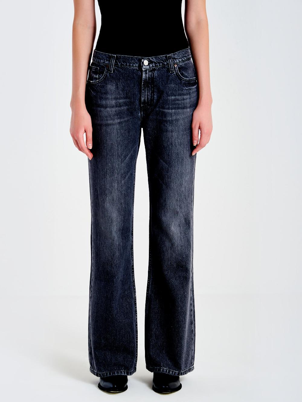 Vicolo Jeans Greta Straight Nero 50% di sconto con spedizione gratuita