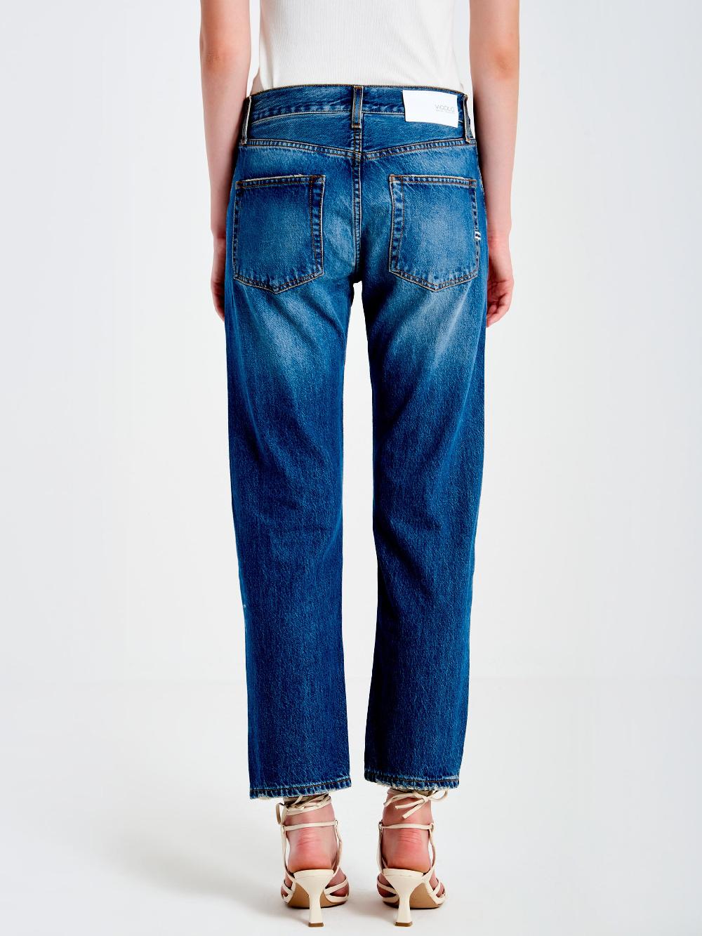 Vicolo Jeans Zoe Bottoni Gioiello BaggyBlu Negozio