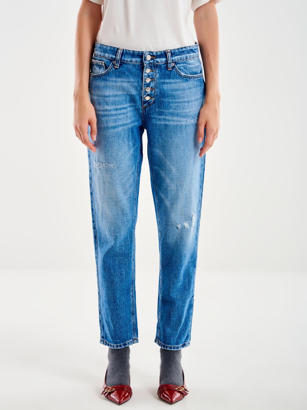 Vicolo Jeans Icon Piper Con Rotture Blu Nuova