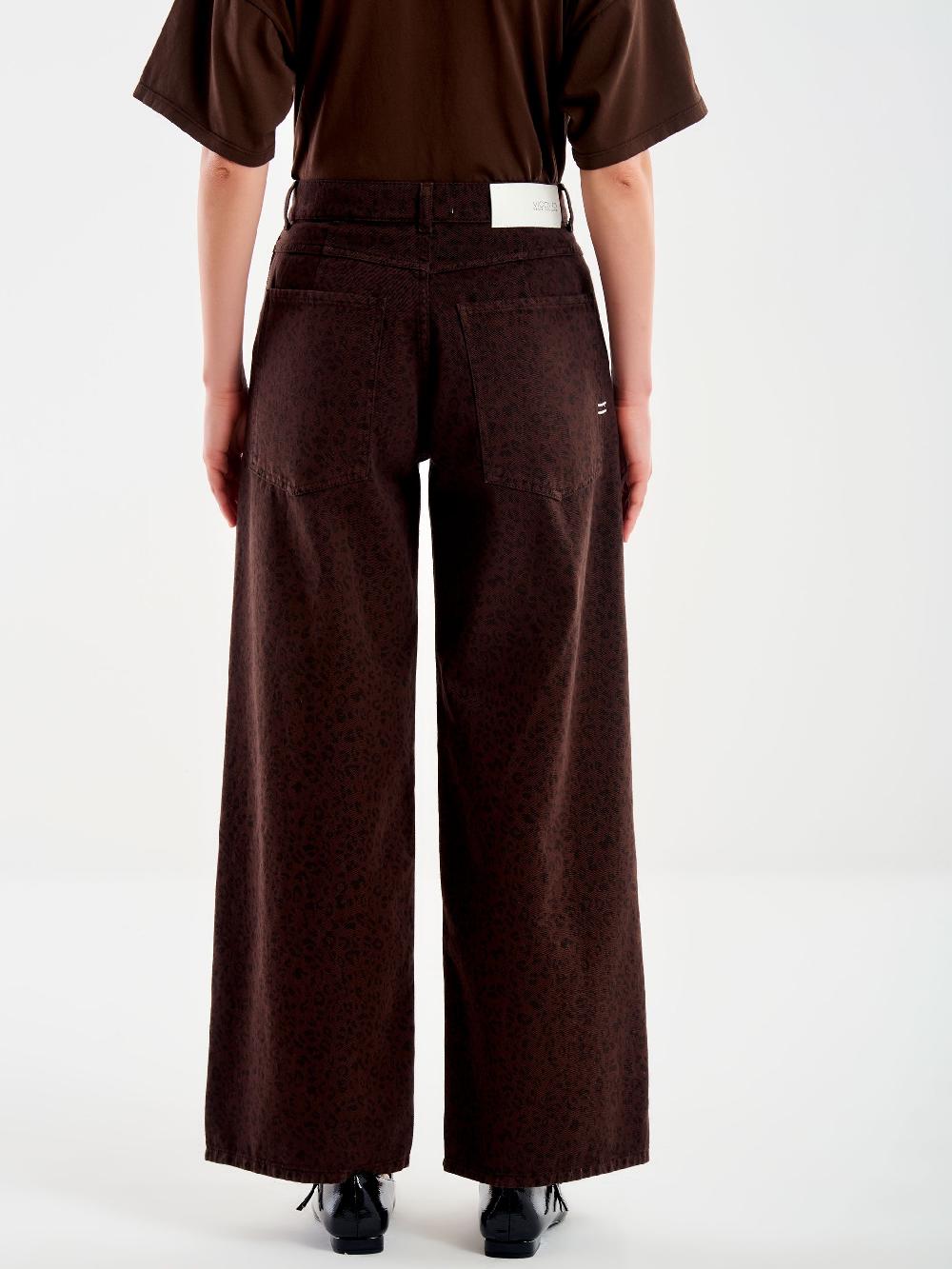 Vicolo Jeans Mia Animalier Moro Italia