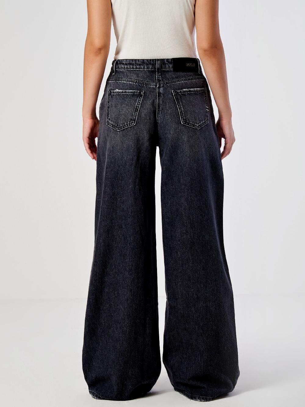 Vicolo Jeans Icon Lexie GrigioNero Nuovo