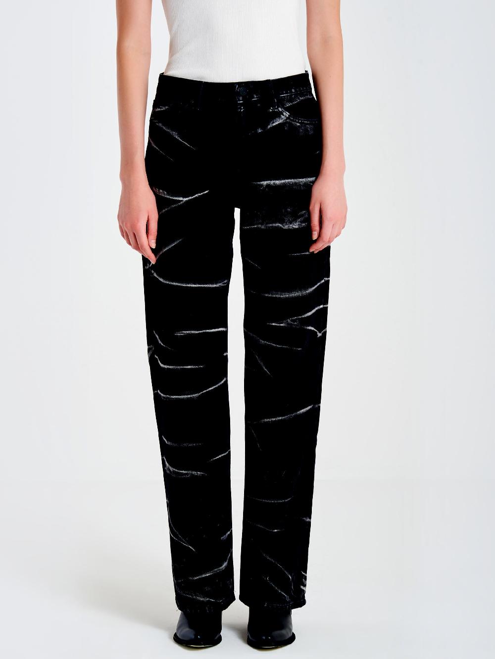 Vicolo Jeans Icon Alex Effetto ZebratoNero Promozione