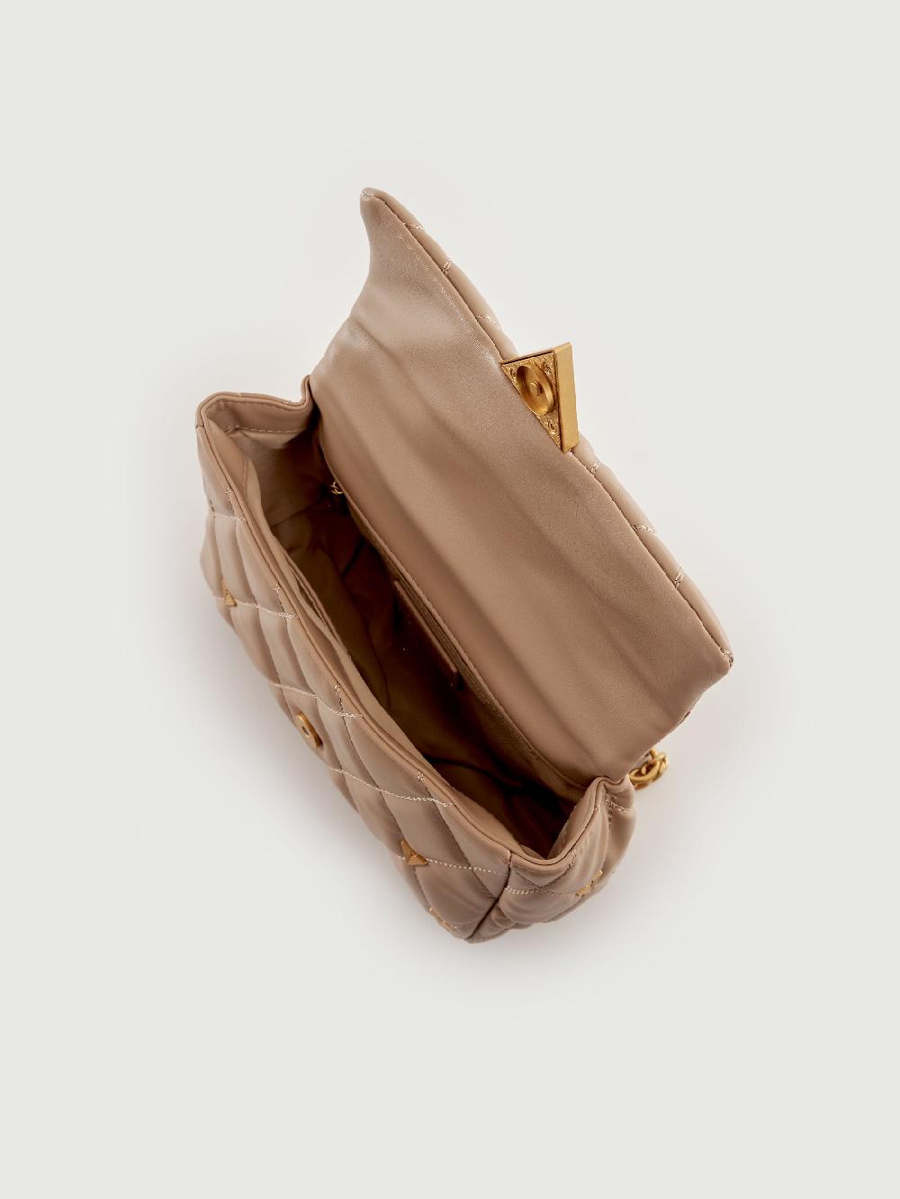 Vicolo Borsa Prisma Beige Sottocosto